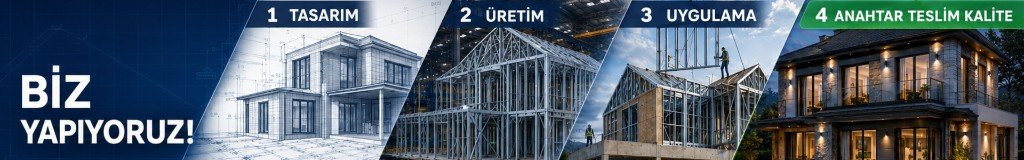 Biz yapıyoruz: Tasarım, üretim, uygulama ve anahtar teslim kalite