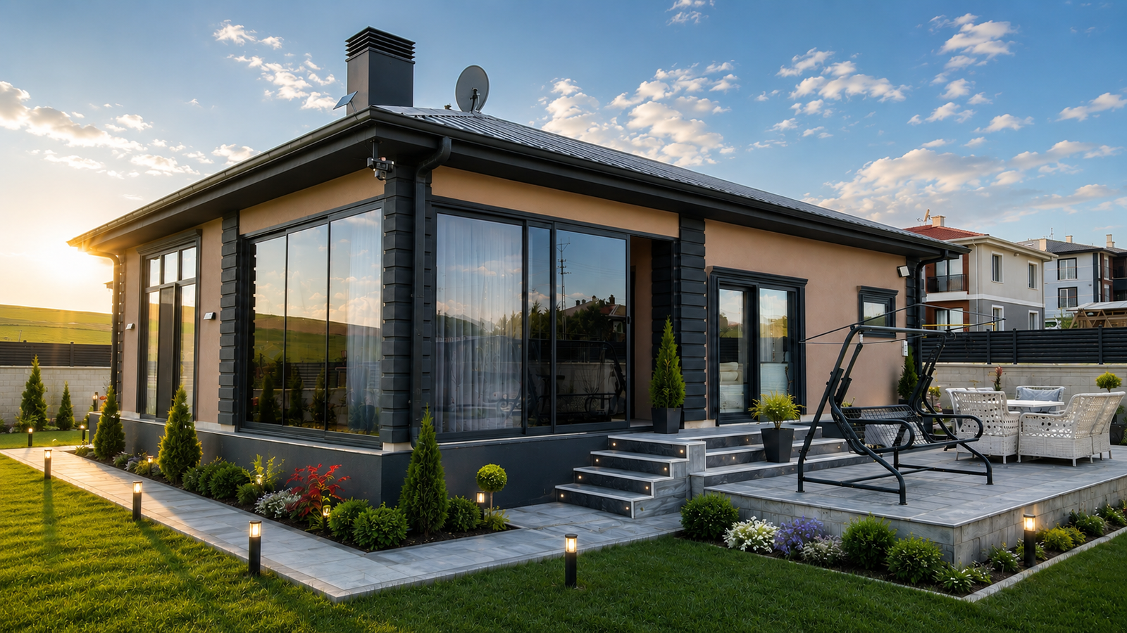 163 m² Hafif Çelik Ev