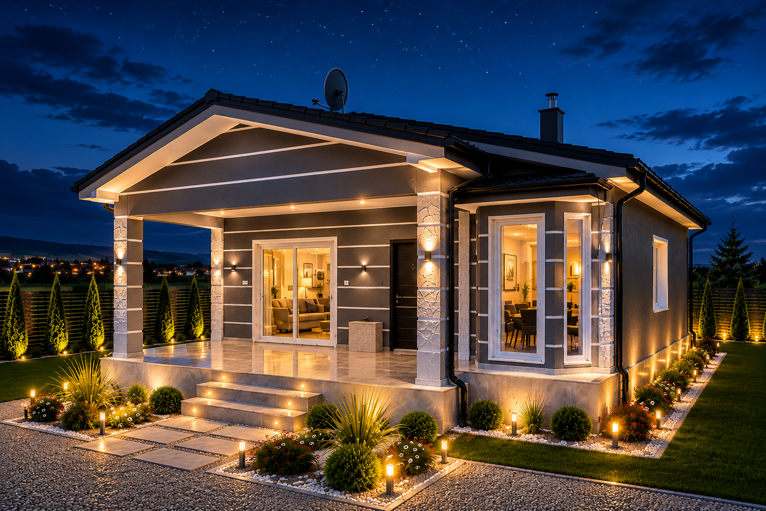 90 m² Hafif Çelik Villa